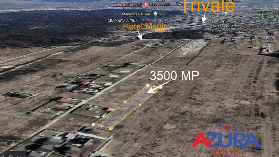 REDUCERE PRET Vanzare Teren Parcelabil Trivale Platou Intravilan - Poză 2