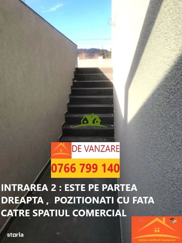 Spatiu comercial nou amenajat 2 intrari/2bai/2centrale/PVC tripan - Poză 14