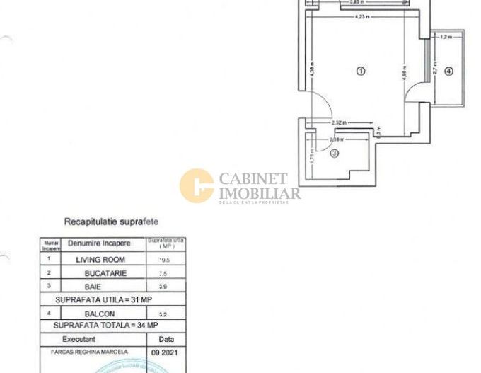 Apartament 1 camera - 34mp - etaj intermediar - Calea Calarasi - Poză 7