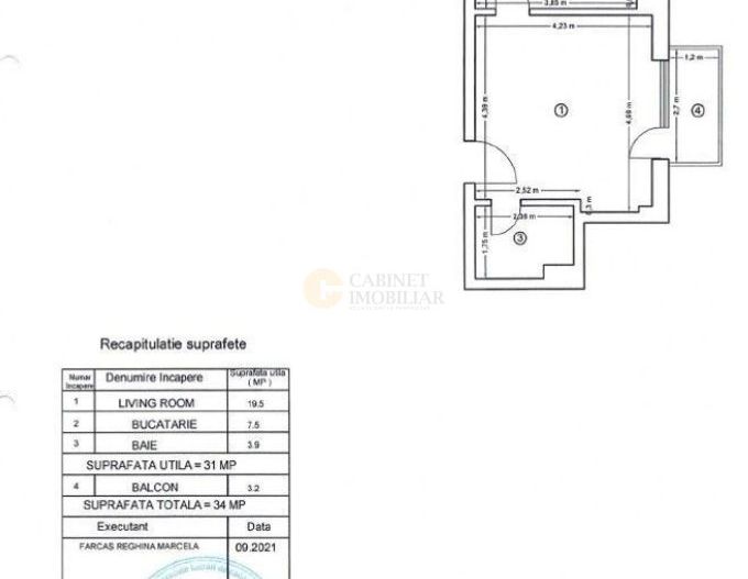 Apartament 1 camera - 34mp - etaj intermediar - Calea Calarasi - Poză 7