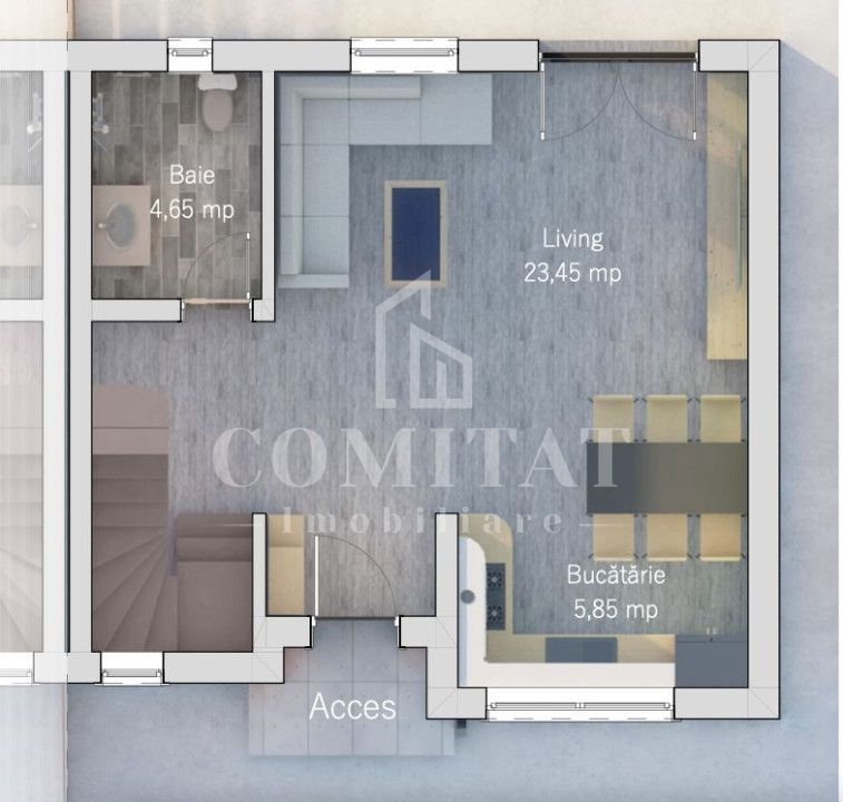 Casă cuplată zona străzii Cătanelor - Poză 8