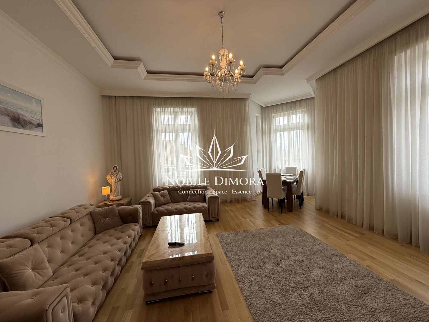 Apartament istoric de lux cu 3 camere de 130mp langa Prefectura - Bastion - Poză 4