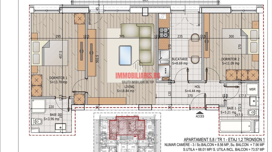 Metrou Nicolae Teclu - Etaj Intermediar - Dezvoltator - Schiță 2