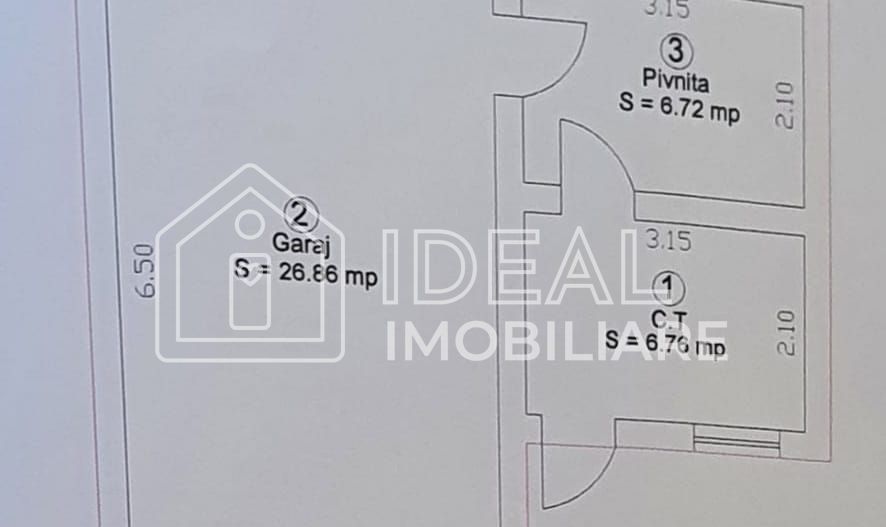 Casa Individuala Moderna cu 4 camere  si garaj, in Sura Mare - Schiță 18