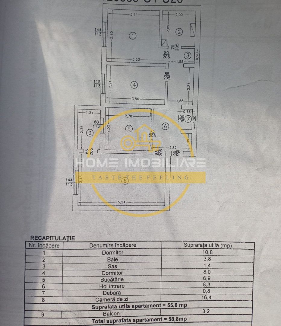 Etaj 2-Apartament 3Camere/Decomandat bloc din 1982-Zona Nicolina 1! - Poză 9