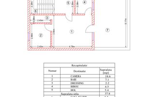 Casă cu piscină și ieșire la lacul Snagov - Schiță 18