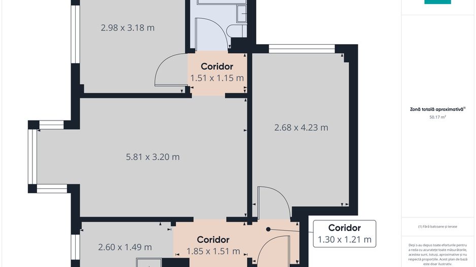 Apartament 3 camere de închiriat – Vlaicu, Strada - Poză 7