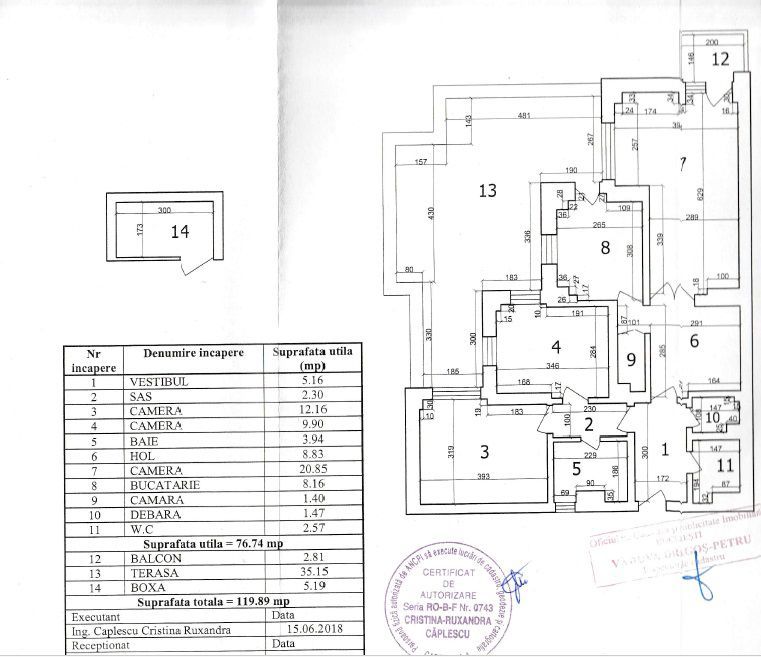 3 camere JW Marriot - 1990 - 120 mp - comision 0 - Poză 2