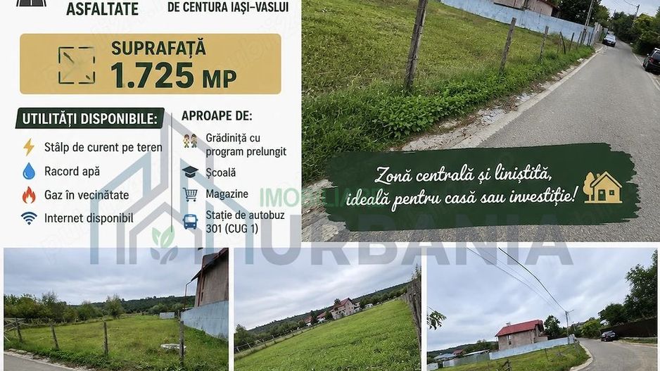 Teren intravilan de vânzare în Dumbrava, Ciurea, Iași - Poză 1