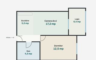 Ap 2 camere, mobilat utilat , Estoria City,  5 min metrou Teclu - Poză 6