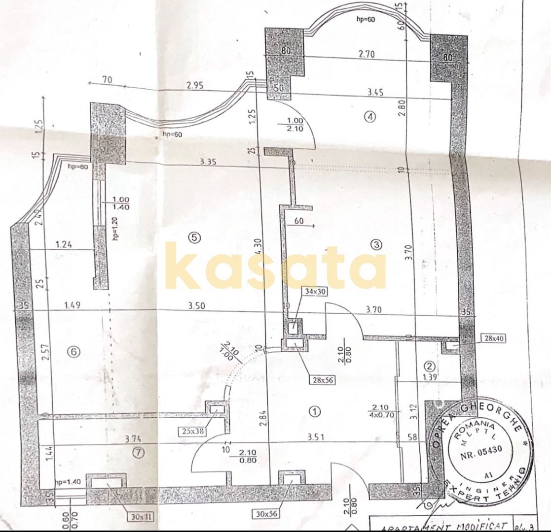 OPORTUNITATE | APARTAMENT 2 CAMERE | CENTRAL UNIRII | BLOC 1990 - Schiță 11