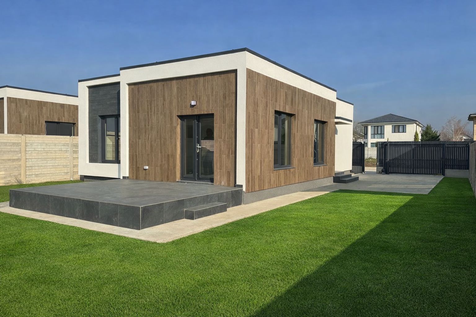 Casa MEDITERANA Tunari, 100m2 suprafata, curte 400m2, 0% comision - Poză 1