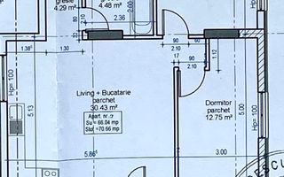 Apartament 3 Camere | 2 Bai | Intermediar | Semifinisat  Zona VIVO BMW - Poză 6