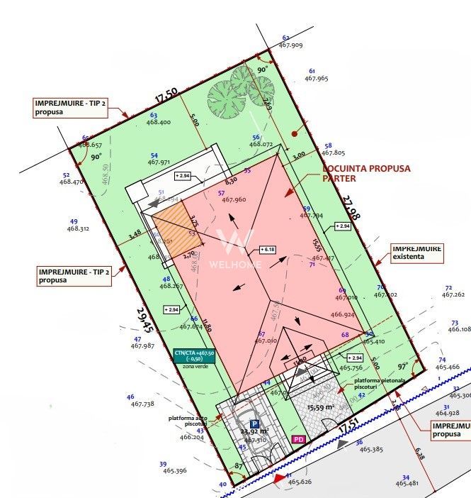 Casă individuală pe un singur nivel - Cisnădie - Schiță 16