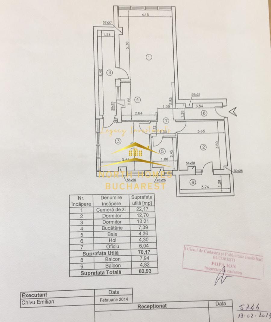 Apartament 4 camere, 2 locuri parcare, mobilat, Andronache, sector 2 - Poză 9
