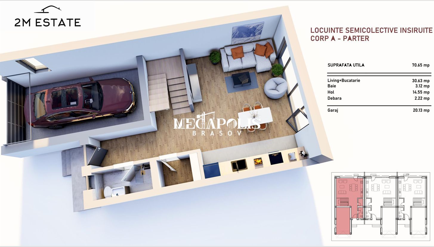 Casa cu Garaj / Predare Mai 2026 / Predare la Cheie - Poză 3