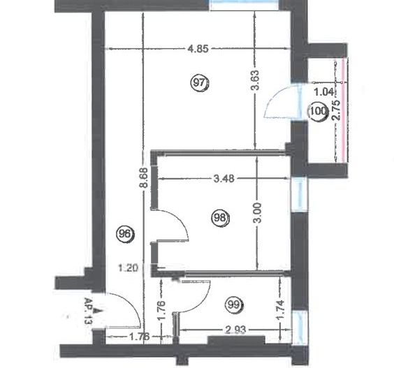 studio 2 camere bloc boutique | Coletina Gardens | an 2020 - Poză 15