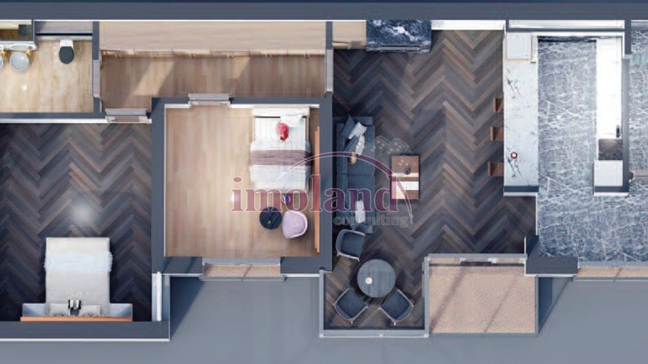 Apartament 3 camere - Zona Marriott - Schiță 14