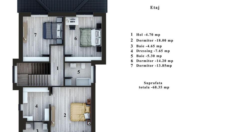 Vila individuala Corbeanca | 550 mp teren - Schiță 5