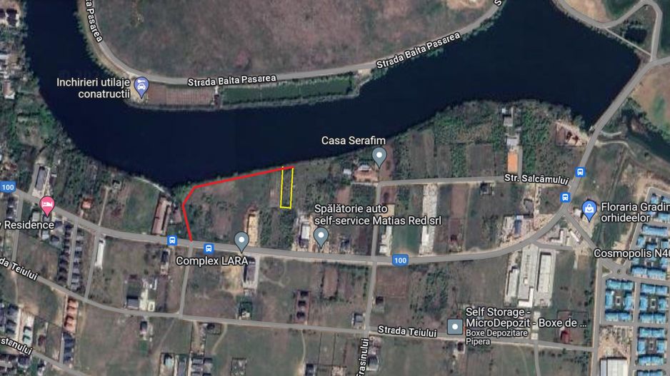 Teren 1500 mp | Deschidere catre lacul Pasarea | Ideal locuinta - Schiță 10
