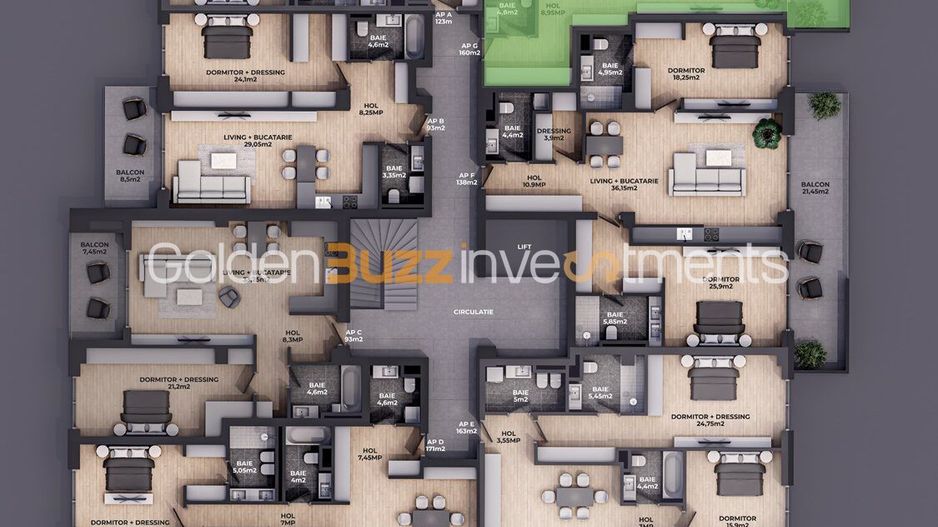 Apartament 3 camere | 135 mp | 3 bai | Padurea Baneasa - Poză 1