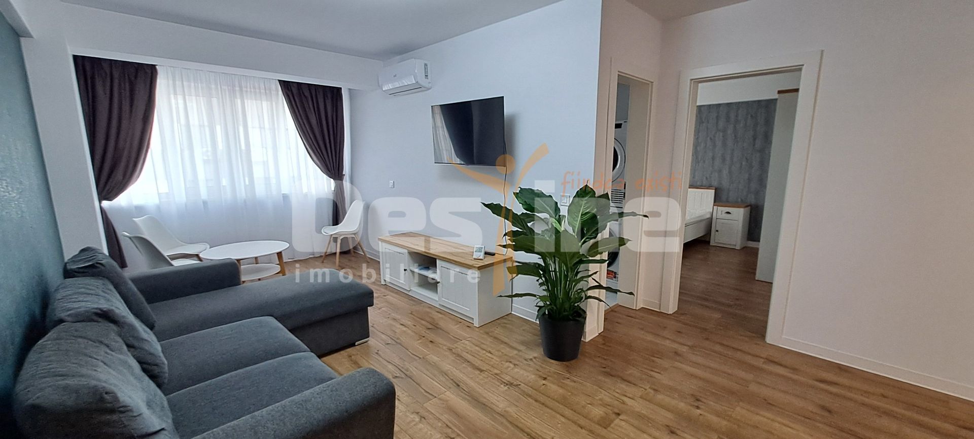 Apartament mobilat și utilat, 53,7 mp – Valea Adâncă, Miroslava - Poză 1