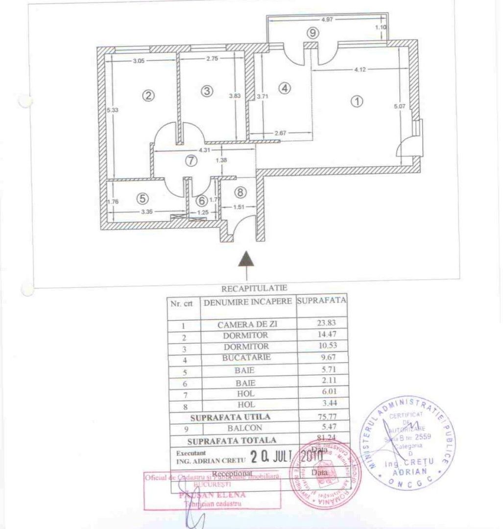 Ap.3 camere, decomandat, Vivando Residence, 11 iunie, Parcul Carol - Poză 16
