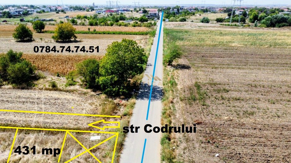 Teren in zona de intrare a comunei Berceni - Poză 1