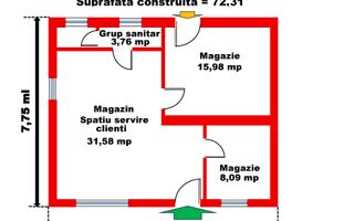 Investitie, Spatiu Comercial cu Vad Comercial, Marghita – VANZARE - Poză 4