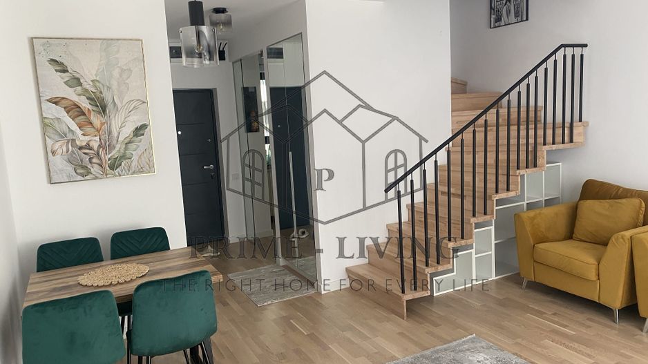 VILA COMPLET MOBILATĂ  LA INCHIRIERE, IN COMPLEX REZIDENTIAL - Poză 1