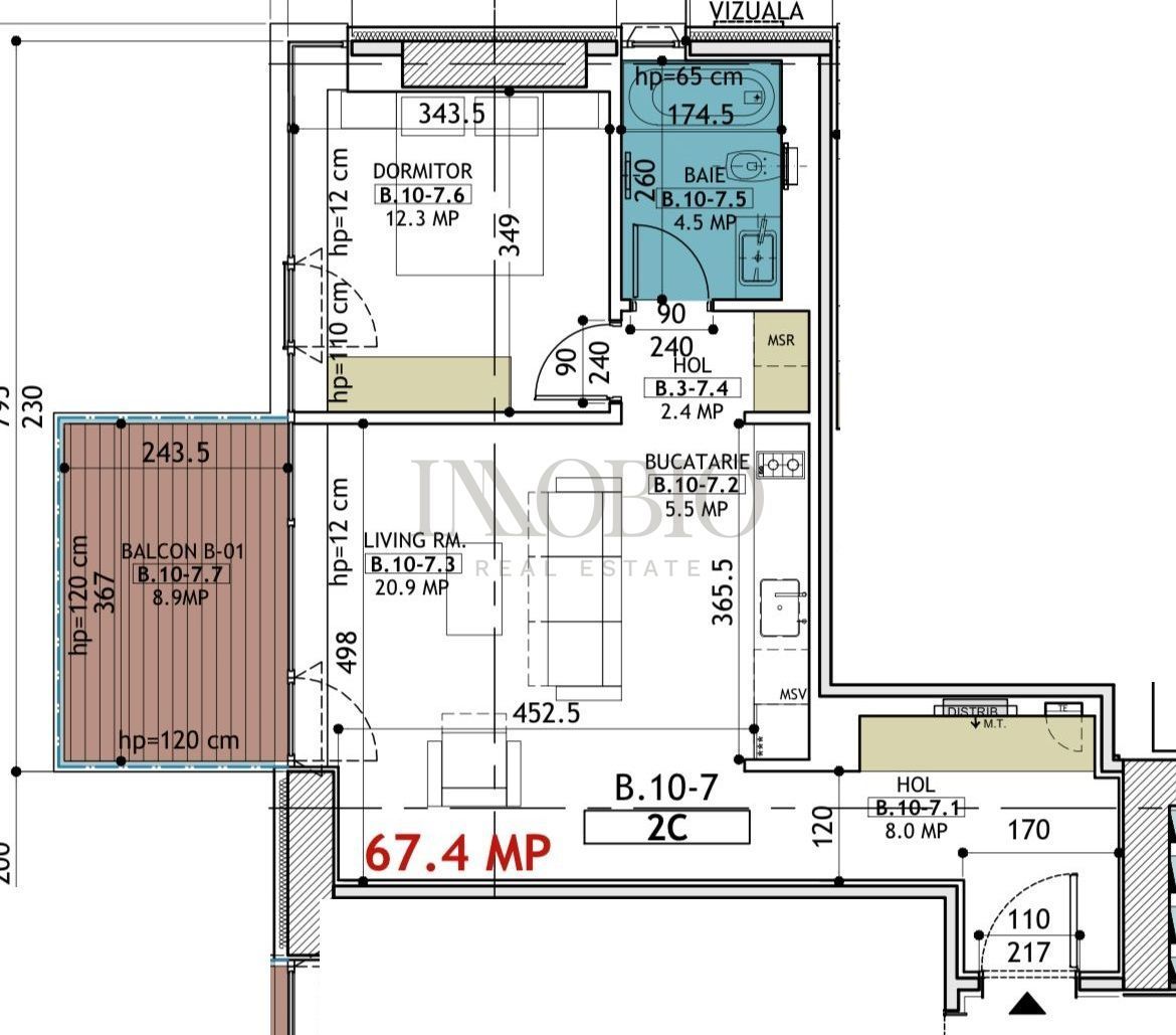 Apartament 2 Camere - Loc de Parcare - Verdi Park - Poză 12
