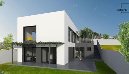 Vilă nouă design mediteranean, proiect deosebit și panoramă- 299.000 E