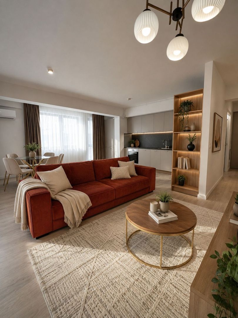 Apartament 2 camere Pipera, 67 mp, etaj 1,complex nou finalizat - Poză 1