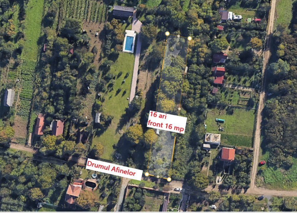 De Vânzare 16 Ari teren Bercu Rosu - Poză 1