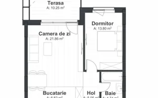 Apartament 2 camere finisaje LUX | Parcare | Zona The Office - Poză 17