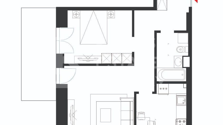 Vânzare, apartament, 2 camere tip 2D, HILS Republica, București - Poză 9