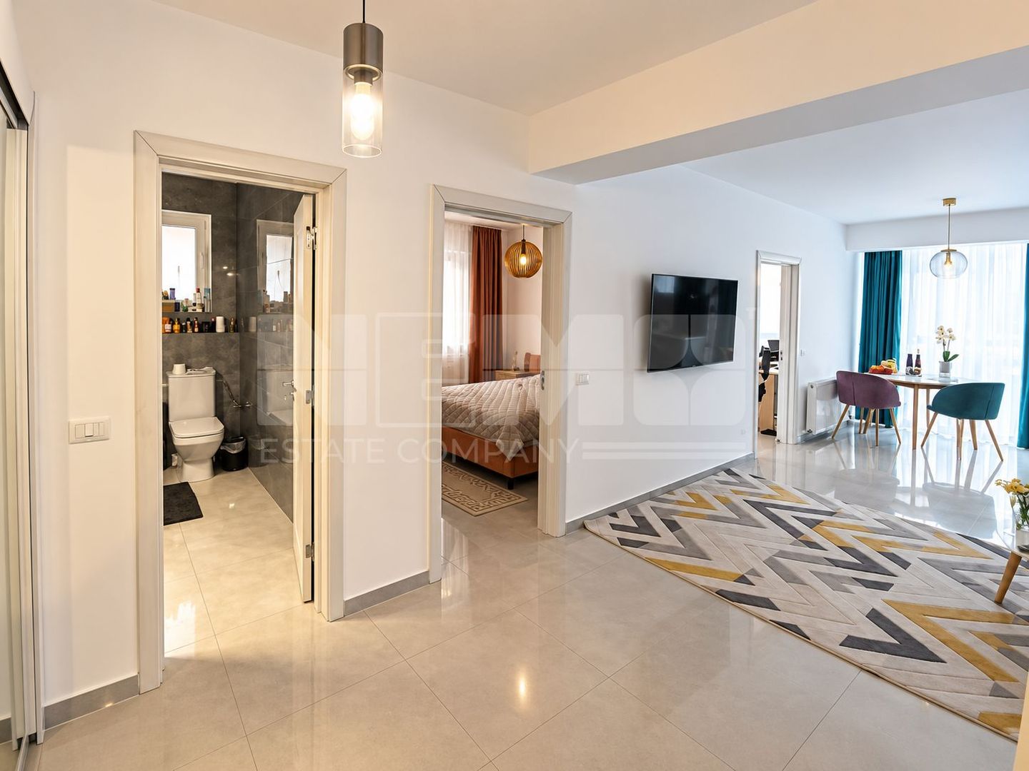 Apartament 3 camere | London Residence | 66 MP | Ultramodern | Mobilat - Poză 2