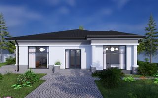 Casă de vânzare în Tomesti, 3 camere, 107 mp utili, teren 500 mp, 180.000 euro - Poză 1