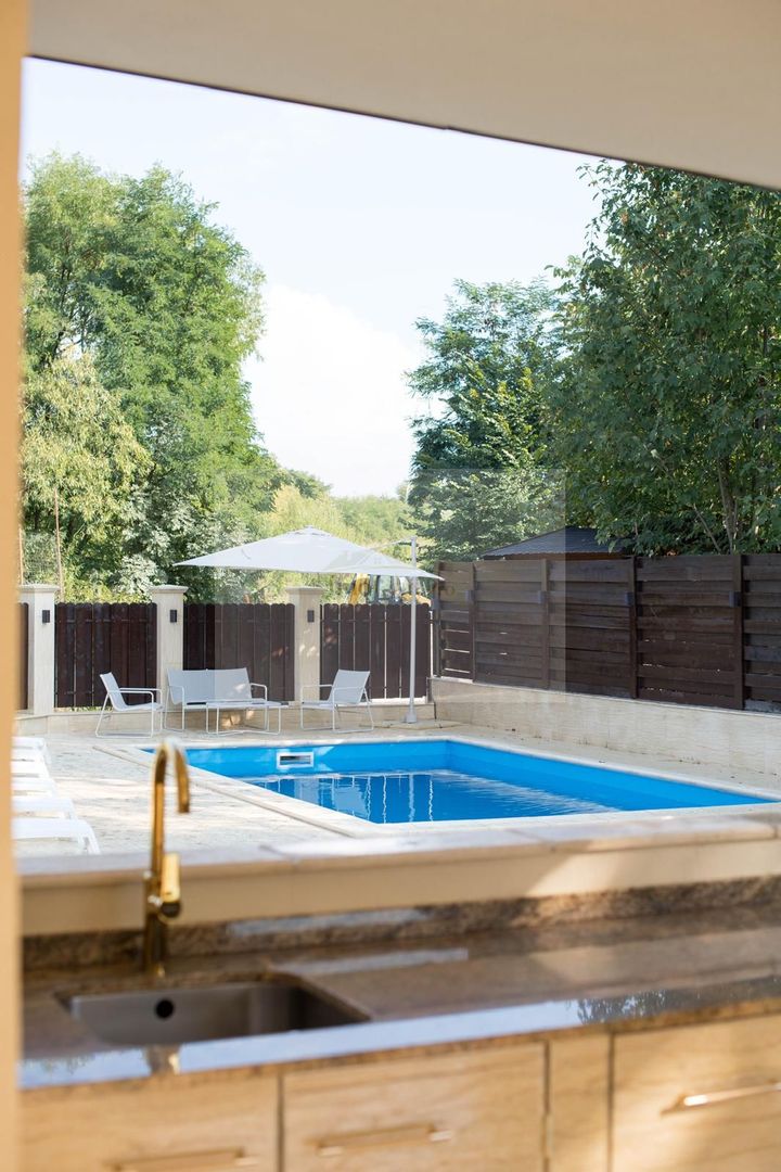 Inchirere casa Smart cu piscină, 5 camere, 5 băi și garaj – Borhanci - Poză 13