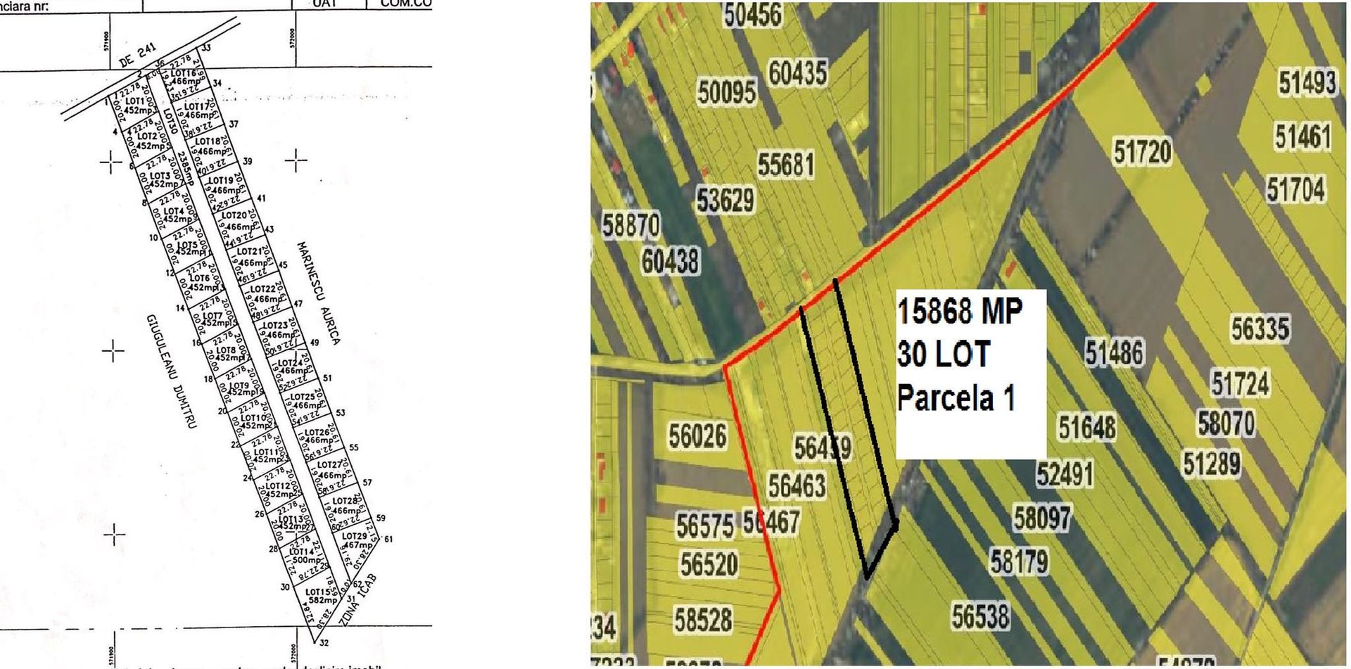 Teren de construit, 19521 mp, zonă rurală - Poză 2