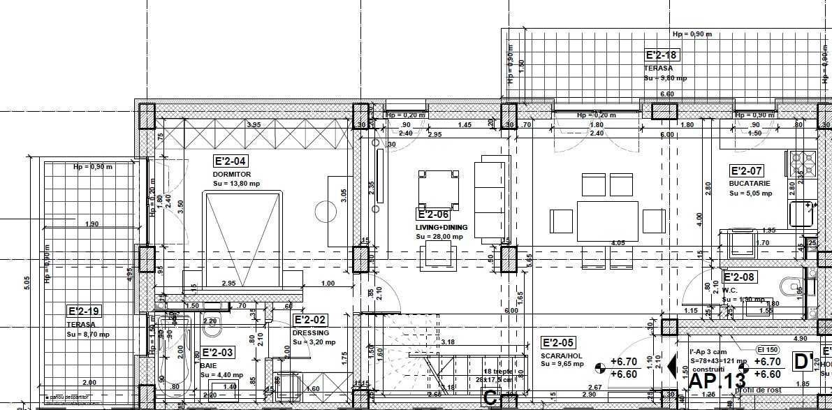 DUPLEX 4 camere - GROZAVESTI-CRANGASI - Loc parcare INCLUS - Poză 8