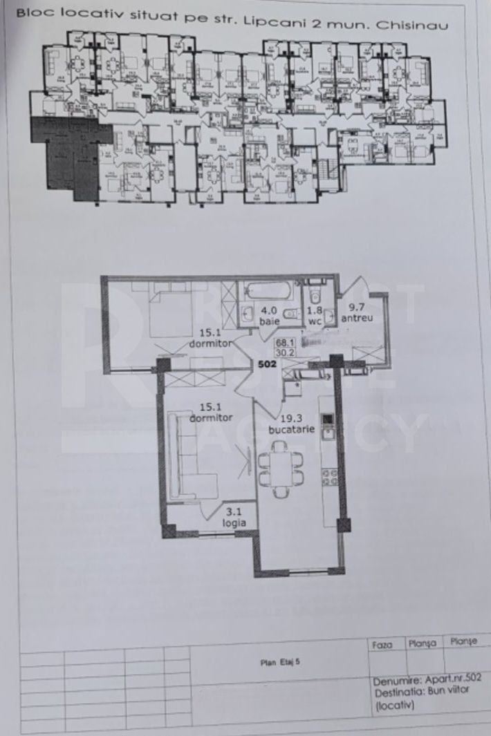 Vânzare, apartament, 2 camere, str. Alba Iulia, Buiucani - Poză 2