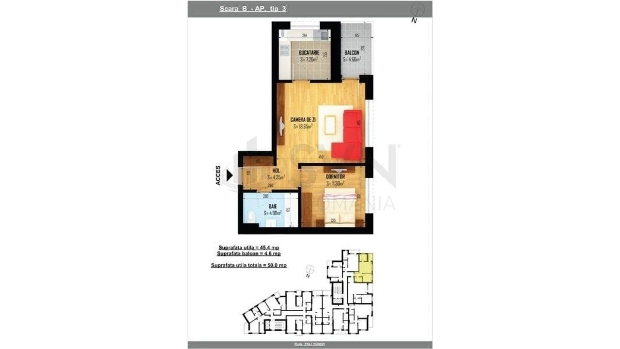 REA1026942 Grozavesti I 2 Camere I Loc de parcare separat - Poză 7