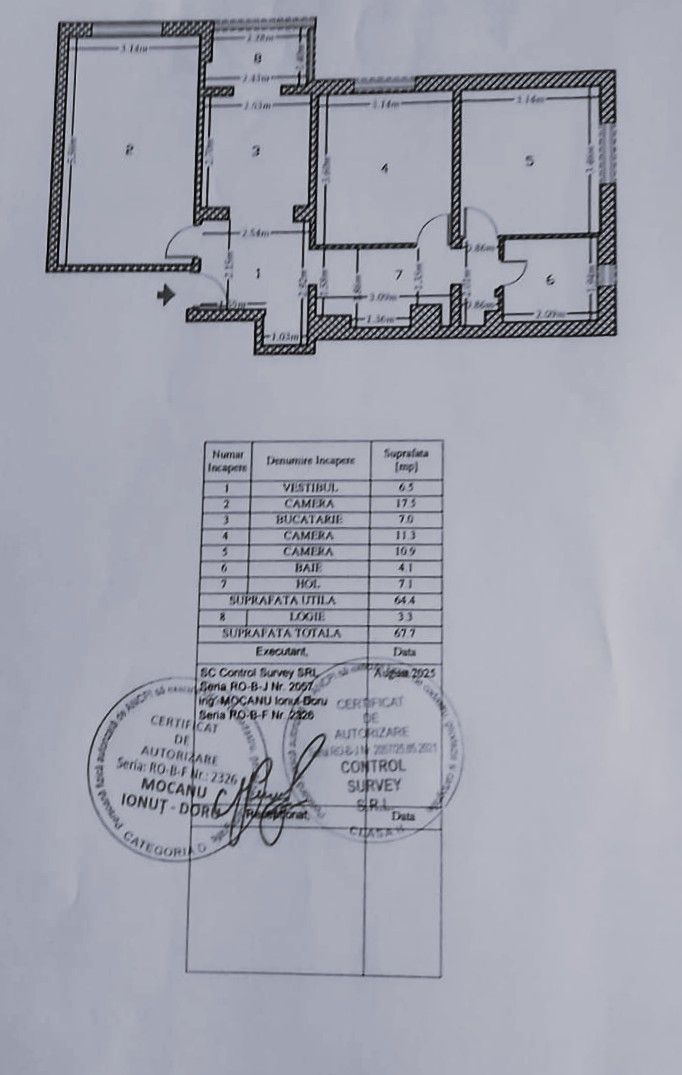 3 Camere 68mp Renovat - Aparatorii Patriei - Contract Parcare - Poză 16