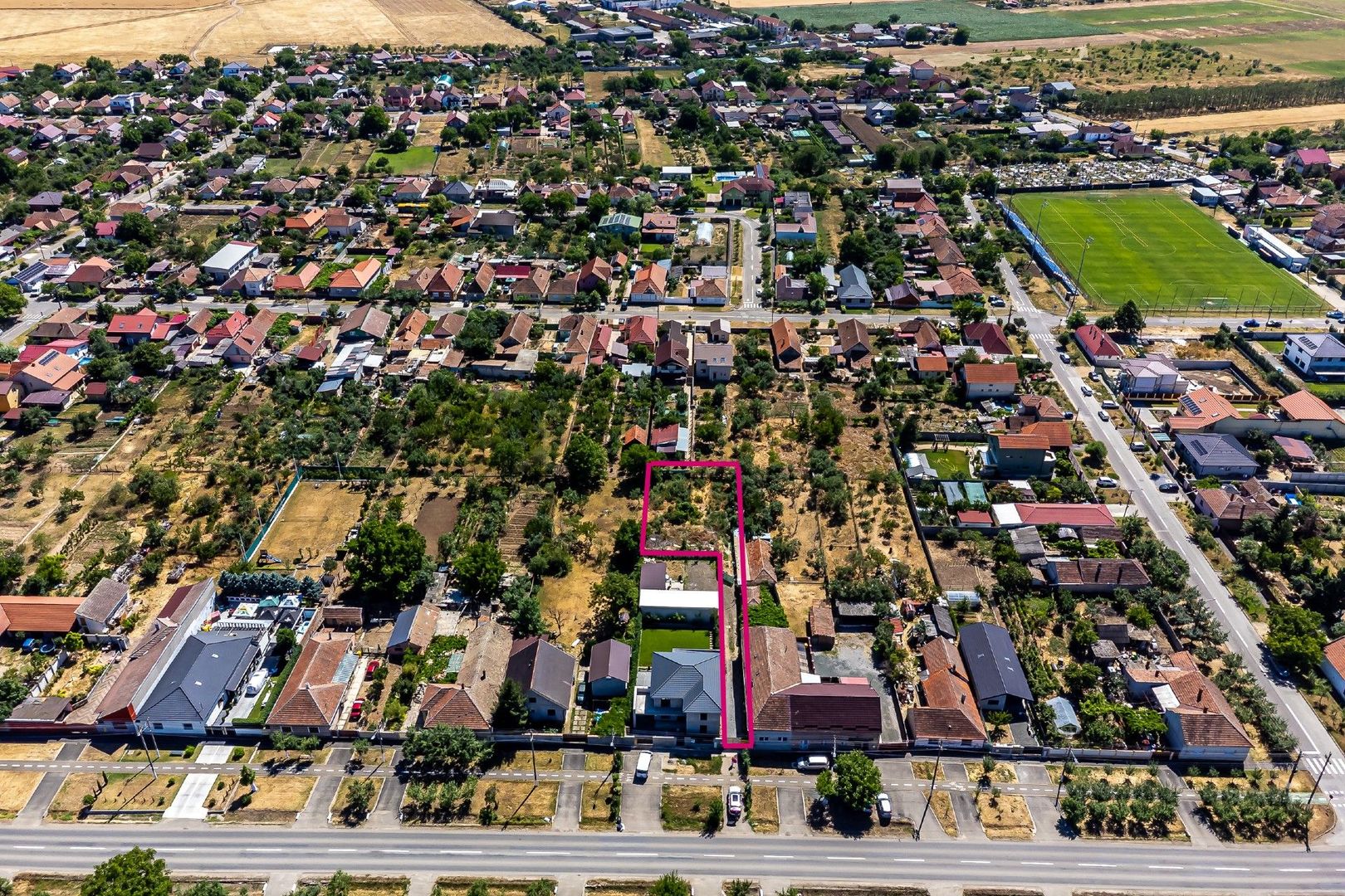 Teren de 575 mp + drum de acces privat in Sânnicolau Mic Comision 0 - Poză 1