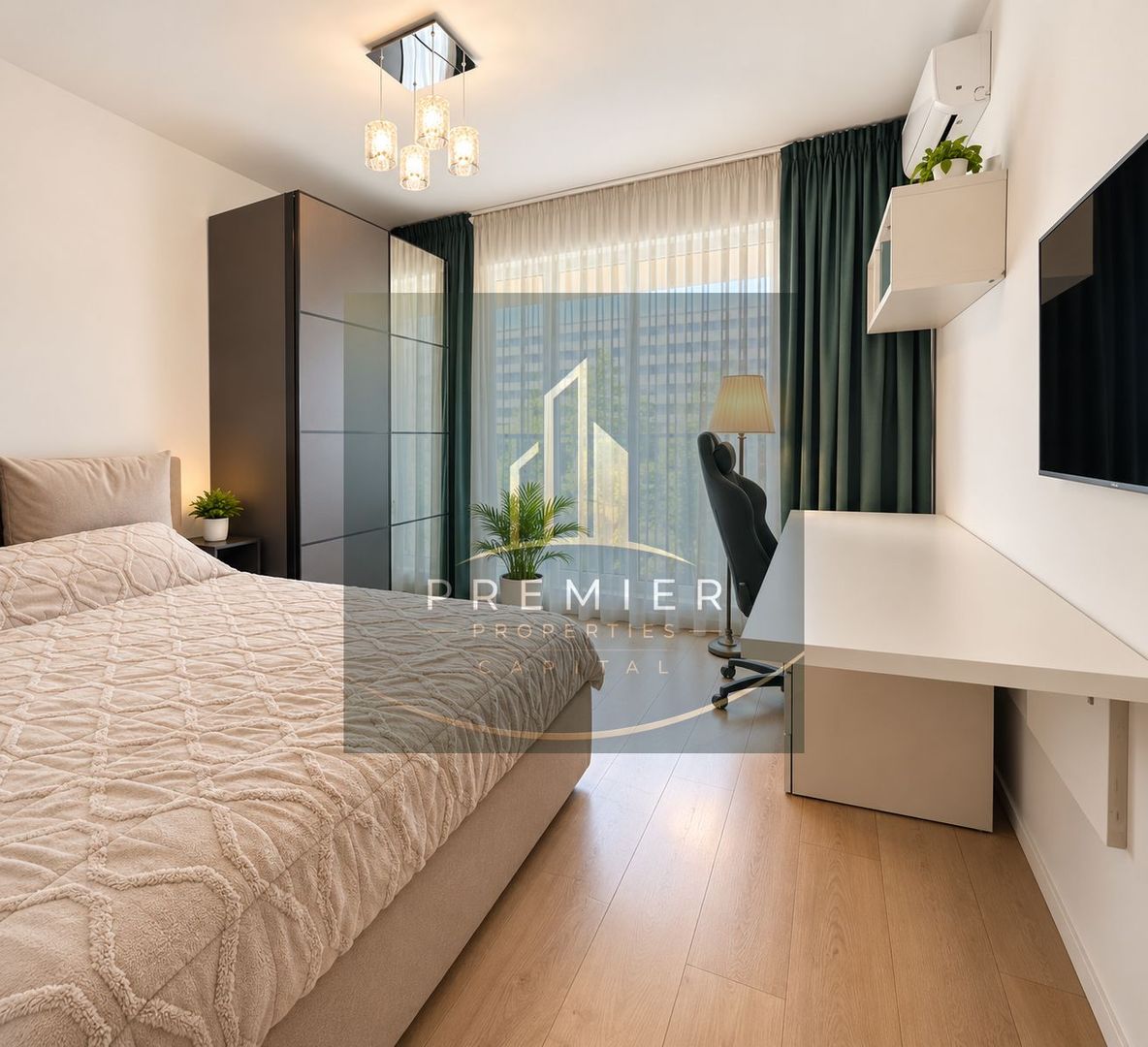 Apartament 3 camere în Atria – mobilat și utilat modern, etaj 1 - Poză 12