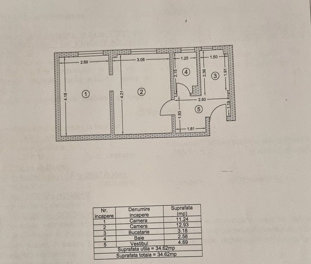 Apartament 2 camere,  de vânzare/închiriere, Studio - Buftea - Poză 11