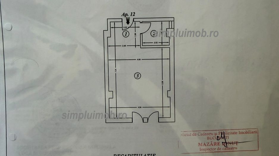 Garsoniera Mobilata Zona Dristor 33mp - Poză 11