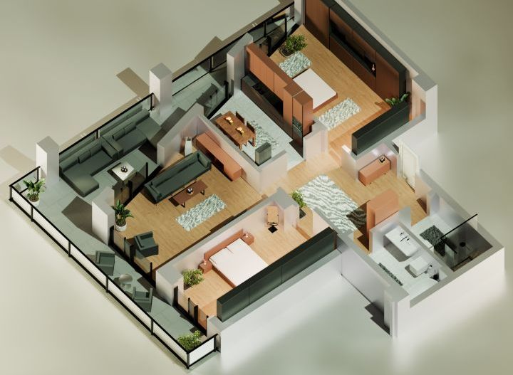 Exclusiv - Tomis Nord /Perpetum Residence III -  Apartamente cu 2 și 3 camere, confortul la care ai visat! - Poză 22