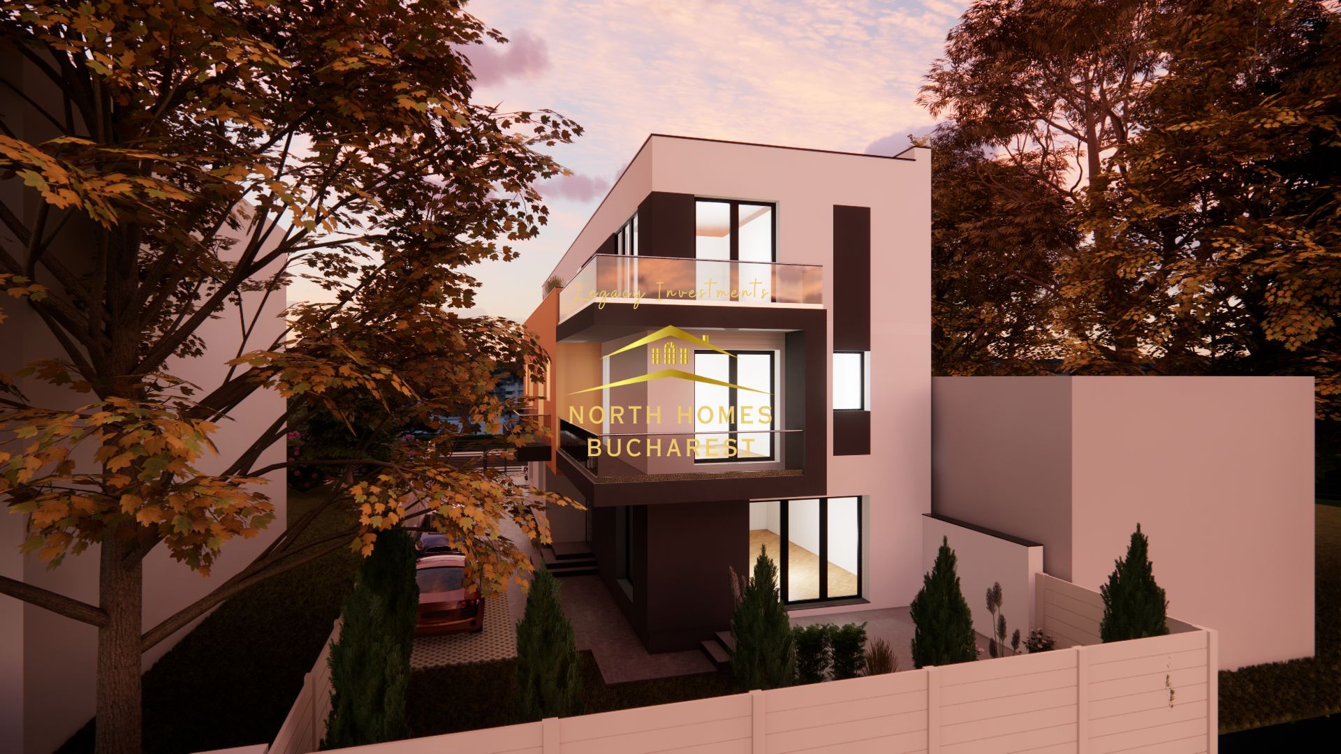 Vând vila în duplex 4 camere, 3 dormitoare, 4 bai, 2 locuri parcare - Poză 11